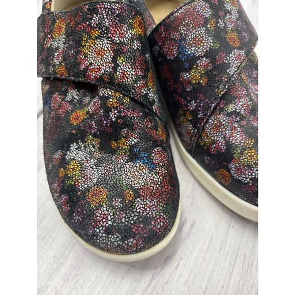 Women's Alegria TRAQ QIN 689 floral Shoes Size 6 (36) Black Multi-color - Picture 3 of 9